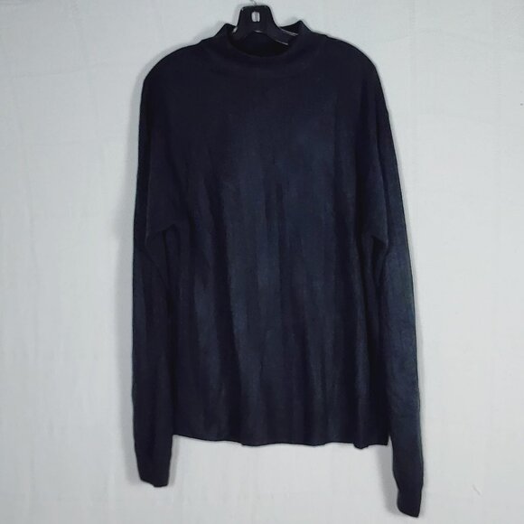 Dockers Black Acrylic Long Sleeve Mock Neck Basic Soft Pullover Sweater Size XL - Picture 1 of 16